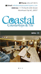 Mobile Screenshot of coastalcountertopsnc.com